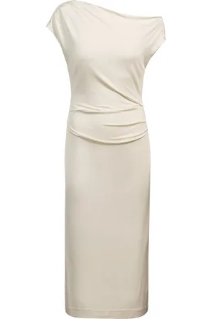 HUGO BOSS Vestido de punto elástico con escote vamp