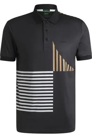 HUGO BOSS Polo Paddy Active de punto elástico con estampado digital