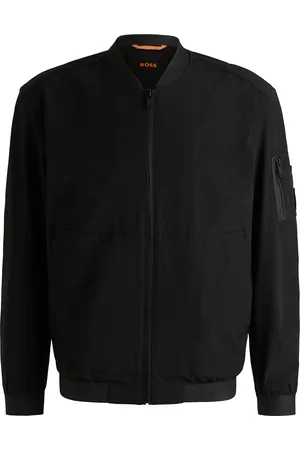 HUGO BOSS Chaqueta bomber de membrana multielástica arrugada