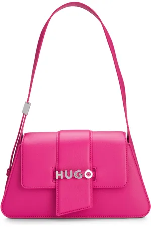 HUGO BOSS Bolso bandolera de piel sintética con logo metálico