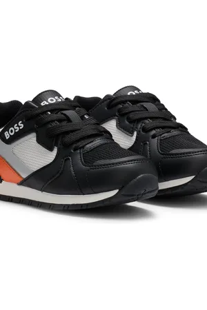 HUGO BOSS Deportivas para niños en piel sintética y malla