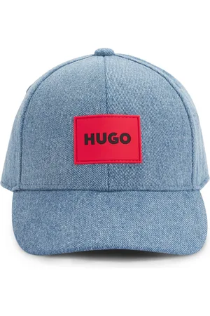 HUGO BOSS Gorra para niños en denim con insignia de logo de goma