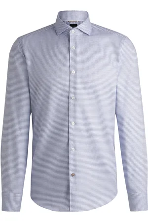 HUGO BOSS Camisa casual fit de algodón estampado