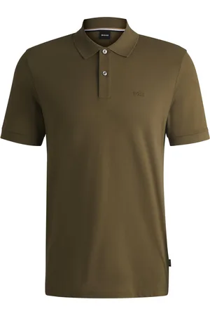 HUGO BOSS Polo Pallas de piqué de algodón con detalle de logotipo
