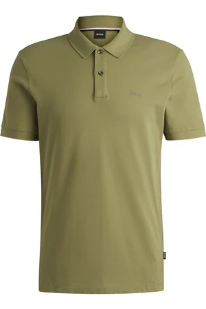HUGO BOSS Polo Pallas de piqué de algodón con detalle de logotipo