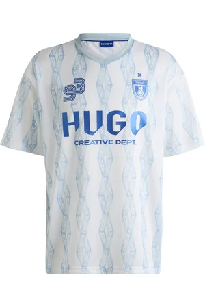 HUGO BOSS Camiseta oversize fit con ilustración inspirada en el fútbol