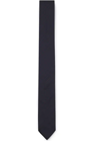 HUGO BOSS Corbata de jacquard de seda con raya diplomática en diagonal