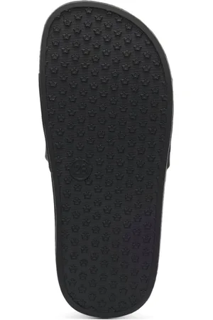 HUGO BOSS Chanclas para niños con raya de la marca y logotipo