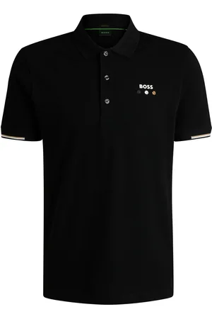 HUGO BOSS Polo Paddy activo de algodón mercerizado con detalles de cuadrícula