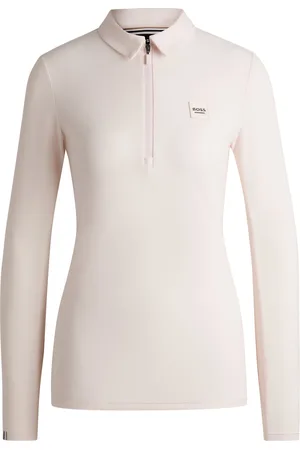 HUGO BOSS Camisa de entrenamiento para equitación en piqué elástico