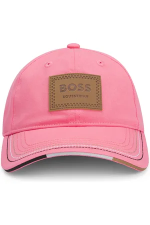 HUGO BOSS Gorra para equitación con parche con logo de inspiración retro