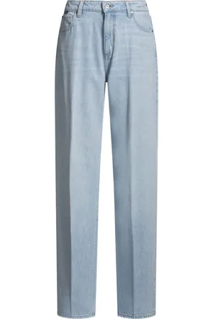 HUGO BOSS Vaqueros boyfriend fit en denim rígido azul