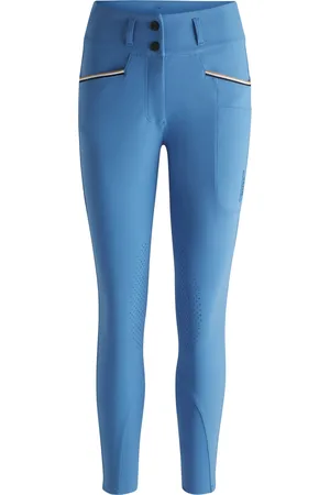HUGO BOSS Pantalones de montar con agarre en las rodillas en tejido multielástico