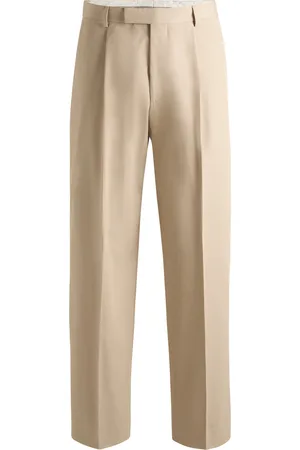 HUGO BOSS Pantalones x Shohei Ohtani en sarga de algodón repelente al agua