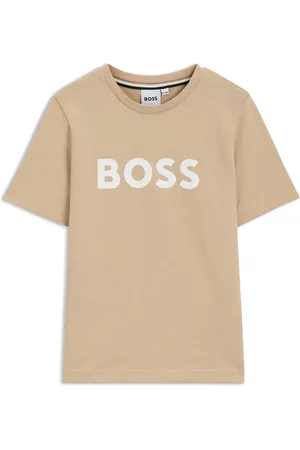 HUGO BOSS Camiseta para niños en algodón con logo estampado