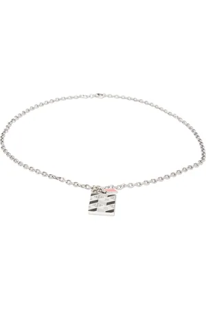 HUGO BOSS Collar en con colgante de logo mixto