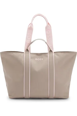 HUGO BOSS Bolso tote con textura y asas de logos