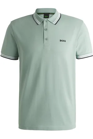 HUGO BOSS Polo Paddy de piqué de algodón con logo en el reverso del cuello
