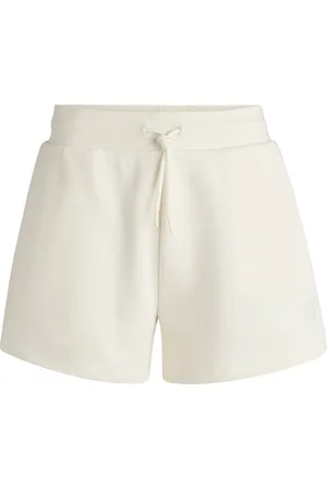 HUGO BOSS Shorts de felpa de algodón con logo Happy