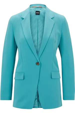 HUGO BOSS Chaqueta regular fit en crepé resistente a las arrugas