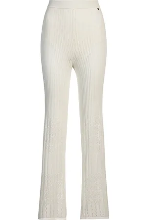 HUGO BOSS Pantalones de punto en tejido elástico con mezcla de estructuras