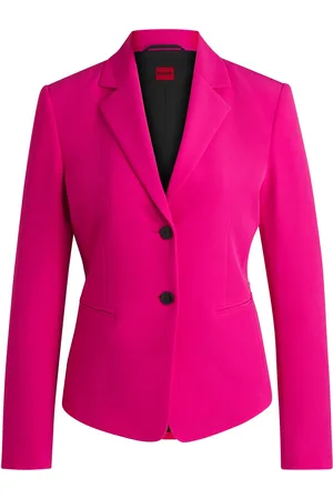 HUGO BOSS Blazer slim fit de material elástico