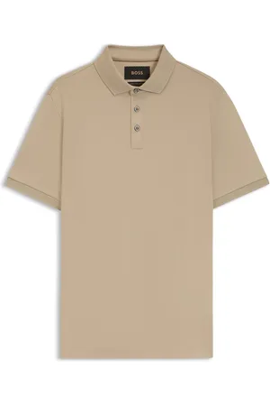 HUGO BOSS Polo regular fit de algodón italiano mercerizado