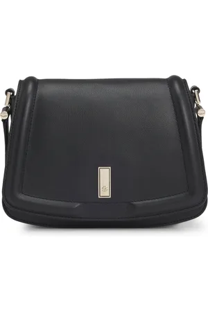 HUGO BOSS Bolso con solapa Ariell de piel granulada