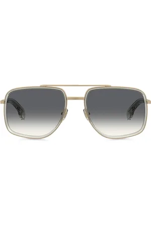 HUGO BOSS Gafas de sol de doble puente con efectos en