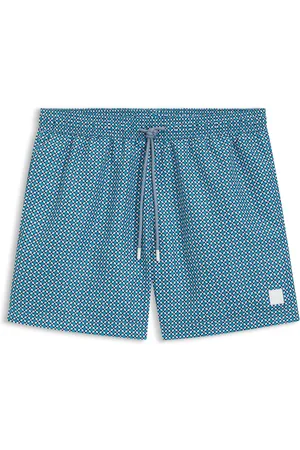 HUGO BOSS Bañador con cordón en la cintura y estampado integral