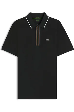 HUGO BOSS Polo slim fit en algodón elástico de secado rápido