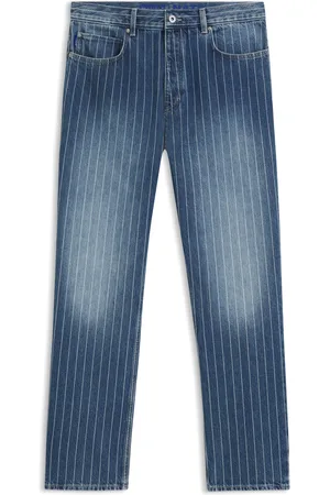 HUGO BOSS Jeans baggy fit de denim con raya diplomática