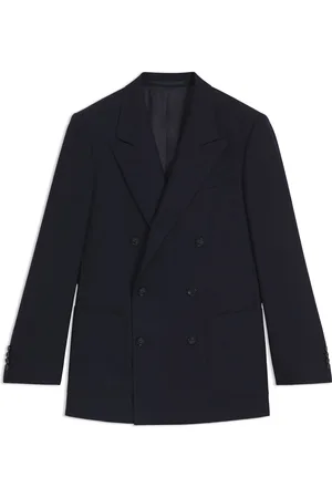 HUGO BOSS Blazer cruzado BECKHAM x de lana elástica