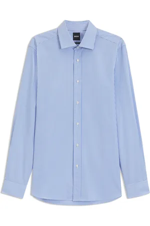 HUGO BOSS Camisa slim fit BECKHAM x en popelín de algodón