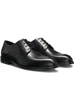 HUGO BOSS Zapatos Derby de piel con suela resistente