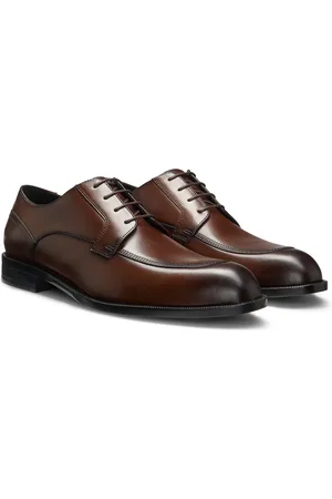 HUGO BOSS Zapatos Derby de piel con suela resistente