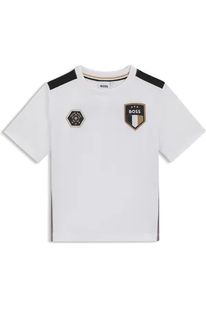 HUGO BOSS Camiseta de punto elástico para niños con estampado degradado
