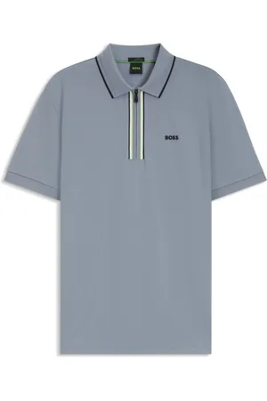 HUGO BOSS Polo slim fit en algodón elástico de secado rápido