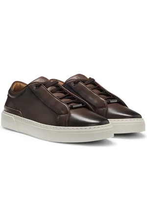 HUGO BOSS Deportivas Gary de piel con cordones ocultos