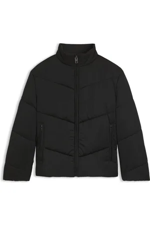 HUGO BOSS Chaqueta acolchada repelente al agua con logo estampado