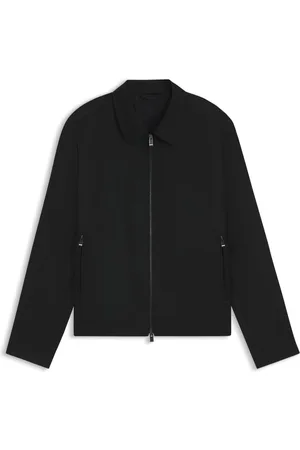 HUGO BOSS Chaqueta slim fit en sarga de lana virgen