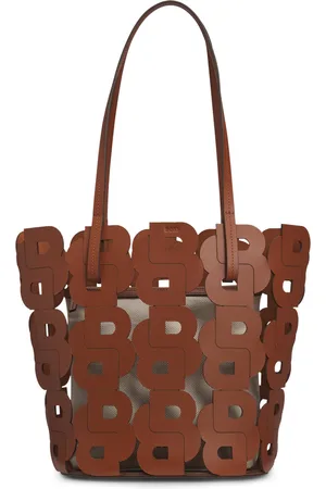 HUGO BOSS Bolso tote de piel con monograma Double B y bolsito interior