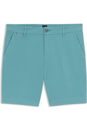 HUGO BOSS Shorts slim fit de algodón elástico con estructura