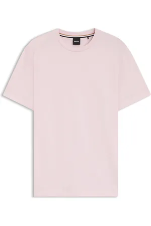 HUGO BOSS Camiseta de punto de algodón con detalle de logo