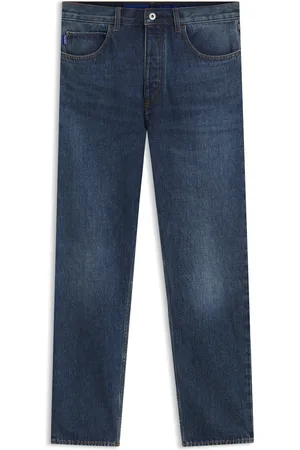 HUGO BOSS Jeans regular fit en denim rígido azul