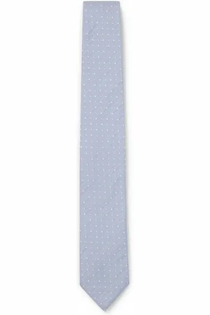 HUGO BOSS Corbata de mezcla de seda con estampado en jacquard