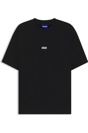 HUGO BOSS Camiseta loose fit para niños en algodón con ilustración de logo en la espalda