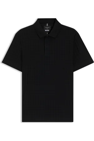 HUGO BOSS Polo Porsche x en algodón mercerizado con jacquard de pata de gallo