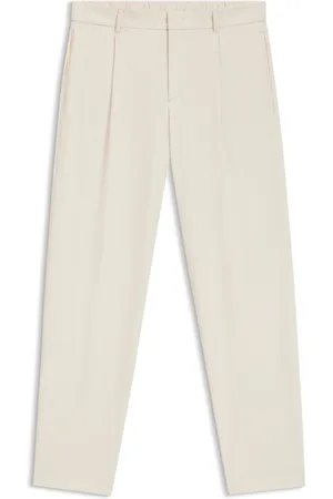 HUGO BOSS Pantalones relaxed fit de tejido elástico repelente al agua