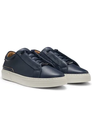 HUGO BOSS Deportivas de piel Gary con talón de ante